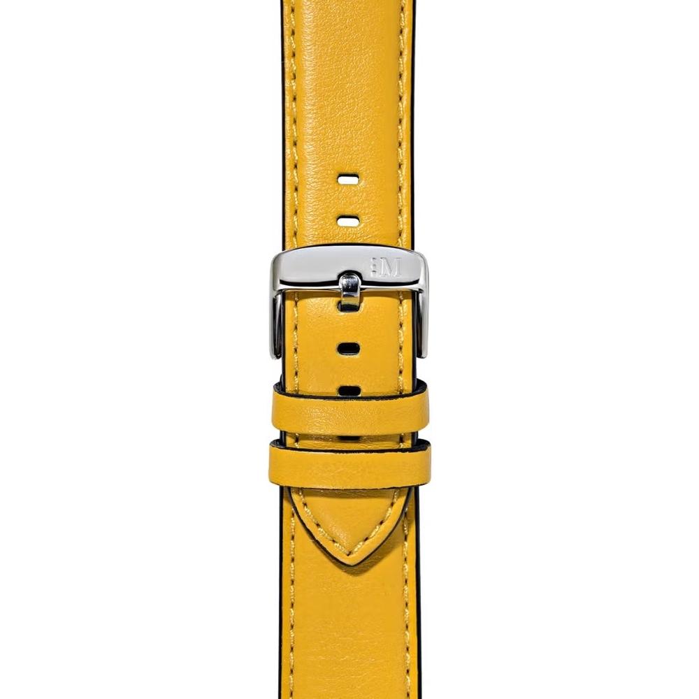 MORELLATO Croquet Easy Click Water Resistant Watch Strap 22-20mm Yellow Nappa Leather A01X5123C03097CR22