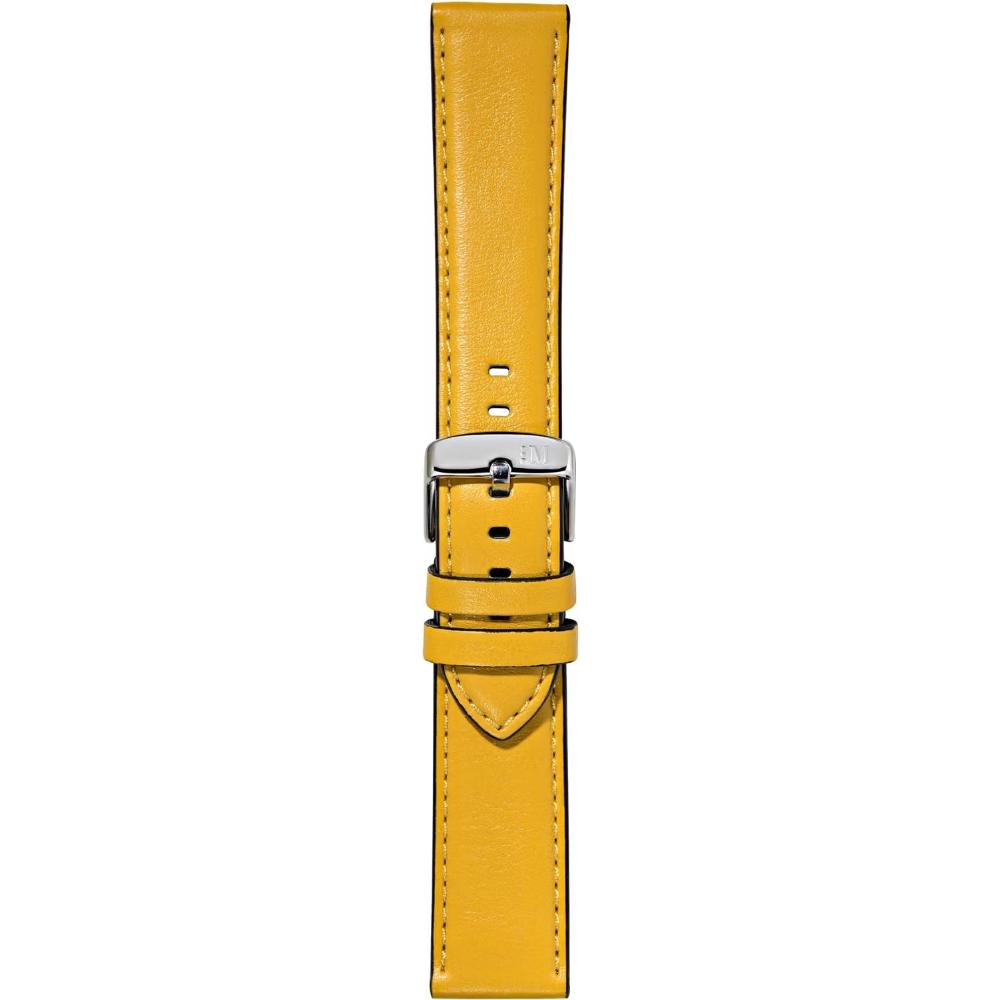 MORELLATO Croquet Easy Click Water Resistant Watch Strap 20-18mm Yellow Nappa Leather A01X5123C03097CR20