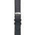 MORELLATO Micra-Evoque Watch Strap 20-18mm Black Leather Silver Hardware A01X5200875019CR20 - 1