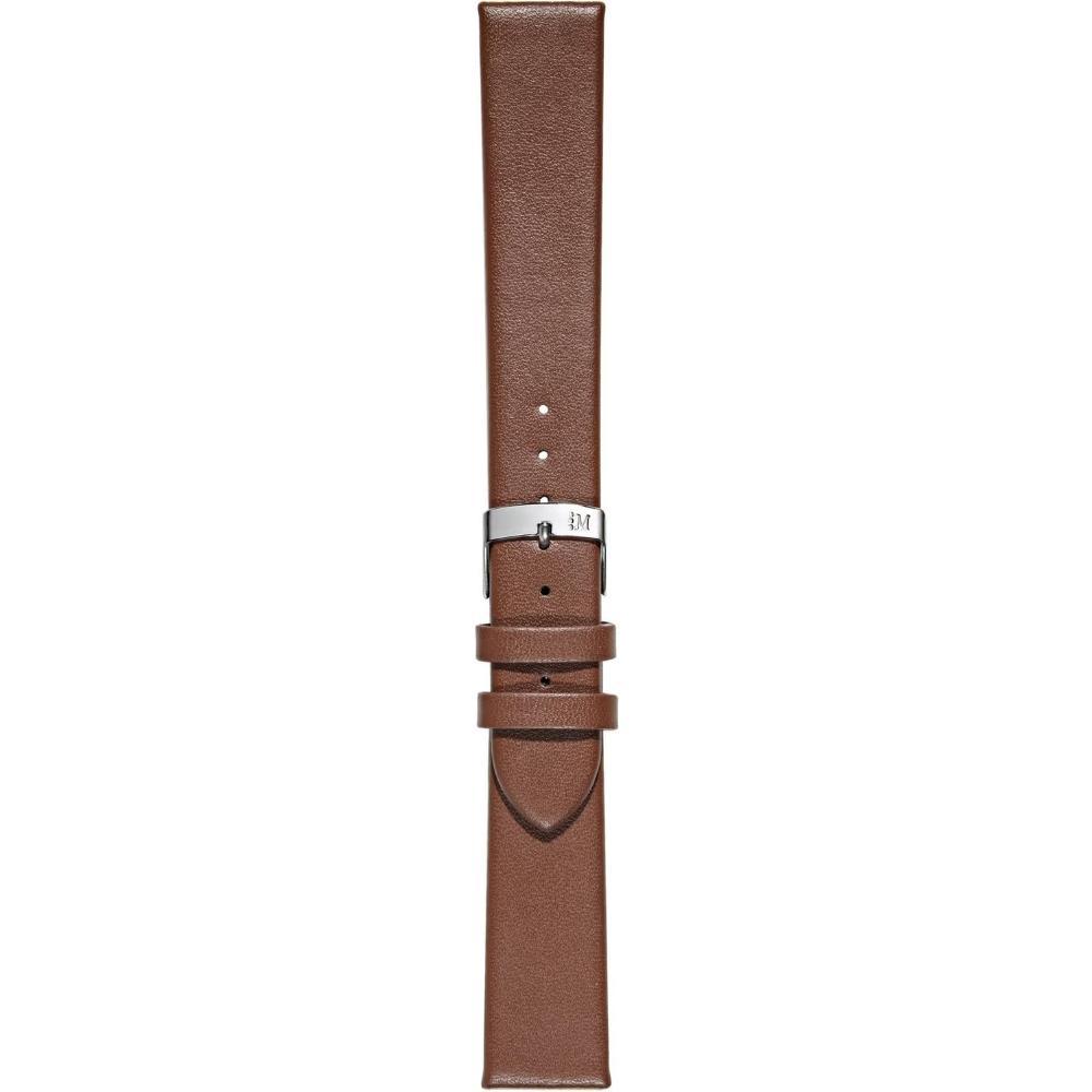 MORELLATO Micra-Evoque Watch Strap 16-14mm Brown Leather Silver Hardware A01X5126875134CR16