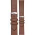 MORELLATO Micra-Evoque Watch Strap 14-12mm Brown Leather Silver Hardware A01X5200875134CR14 - 0