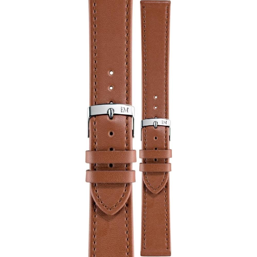 MORELLATO Sprint Watch Strap 16-14mm Light Brown Leather Silver Hardware A01X5202875037CR16