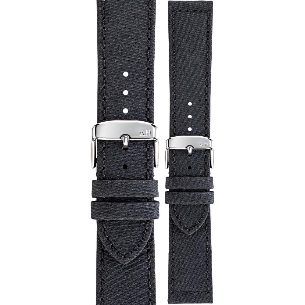 MORELLATO Corfu Save The Nature Watch Strap 20-18mm Black Recycled Fabric A01X5390D12019CR20