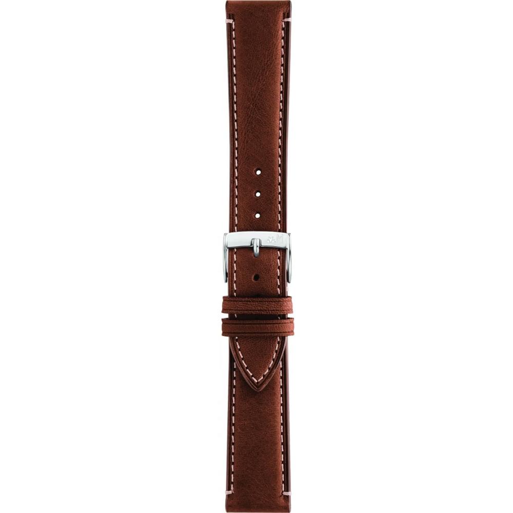 MORELLATO El Greco Hand Made Watch Strap 18-16mm Brown Leather A01X5439B71041CR18