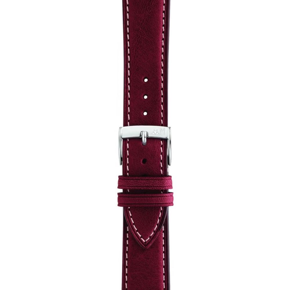 MORELLATO El Greco Hand Made Watch Strap 18-16mm Bordeaux Leather A01X5439B71081CR18