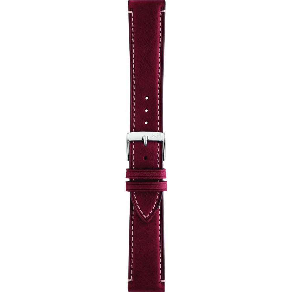 MORELLATO El Greco Hand Made Watch Strap 18-16mm Bordeaux Leather A01X5439B71081CR18