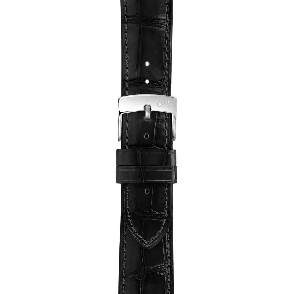 MORELLATO Tiepolo Hand Made Watch Strap 24-20mm Black Leather A01X5534D40019CR24 - 2