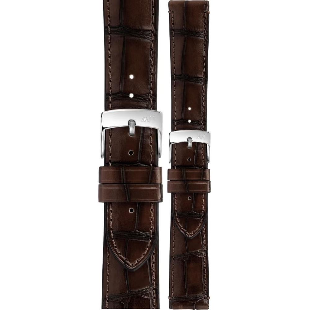 MORELLATO Tiepolo Hand Made Watch Strap 20-18mm Brown Leather A01X5534D40032CR20 - 1