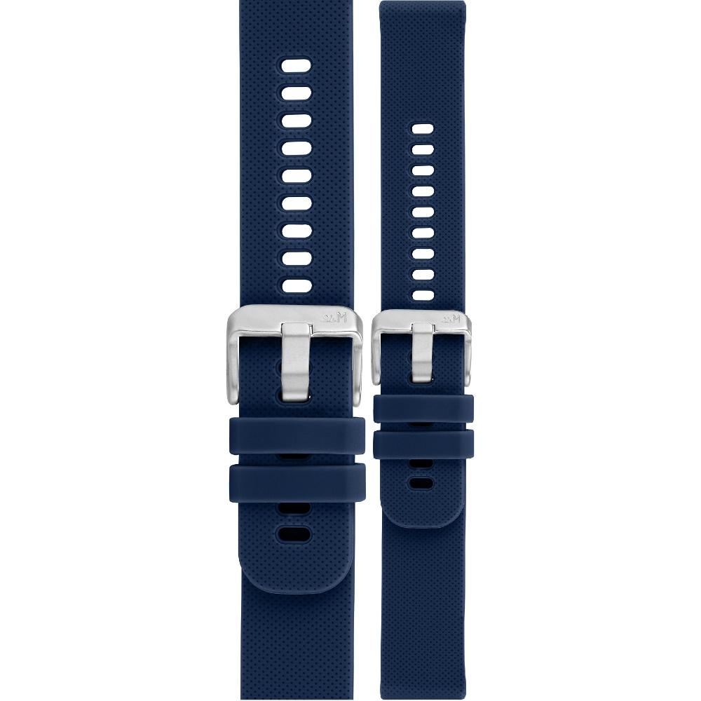 MORELLATO Byte Smartwatch Strap 22mm Blue Rubber A01X5654187062SB22