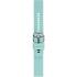 MORELLATO Byte Smartwatch Strap 20mm Verde Aqua Rubber Silver Hardware A01X5654187076SB20 - 2