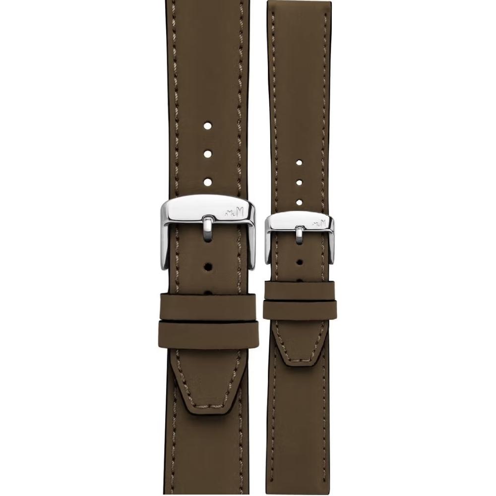 MORELLATO Square Watch Strap 20-18mm Olive Green Leather A01X5672D73170CR20