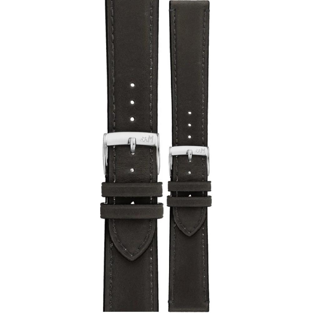 MORELLATO Boccaccio Hand Made Watch Strap 22-20mm Black Leather A01X5674D75019CR22