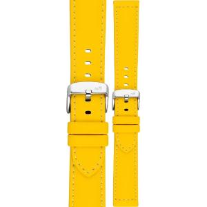 MORELLATO Capri Water Resistant Watch Strap 18-16mm Yellow Recycled Tech Material Silver Hardware A01X5761D82098CR18 - 59218