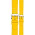 MORELLATO Capri Water Resistant Watch Strap 18-16mm Yellow Recycled Tech Material Silver Hardware A01X5761D82098CR18 - 0