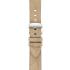 MORELLATO Schumann Hand Made Watch Strap 18-16mm Beige Extra Soft Suede Calf Leather Silver Hardware A01X5805D92026CR18 - 1