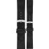 MORELLATO Timo Green Collection Watch Strap 18-16mm Black Recycled Strap Silver Hardware A01X5964E12019CR18 - 0