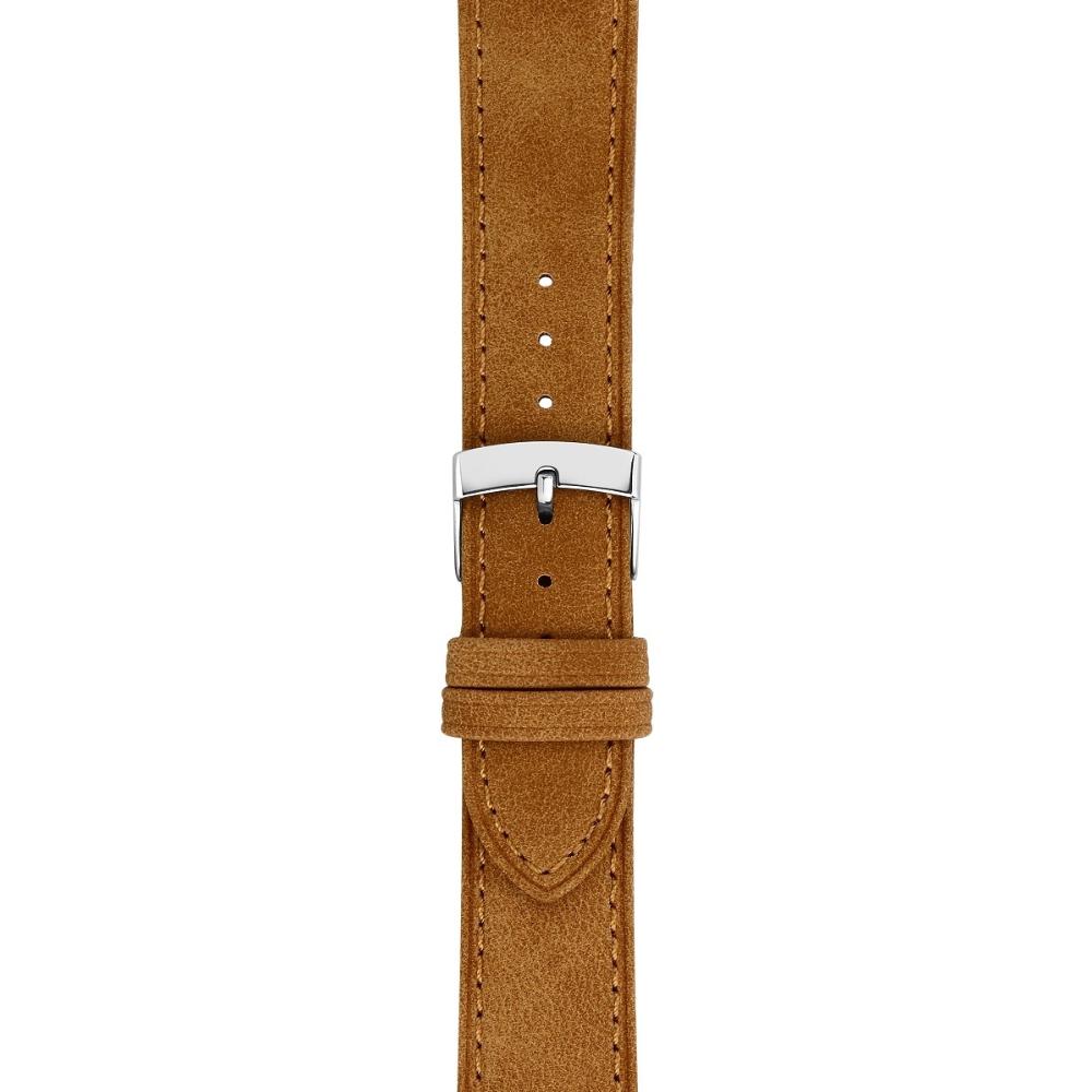 MORELLATO Timo Green Collection Watch Strap 22-20mm Light Brown Recycled Strap Silver Hardware A01X5964E12036CR22