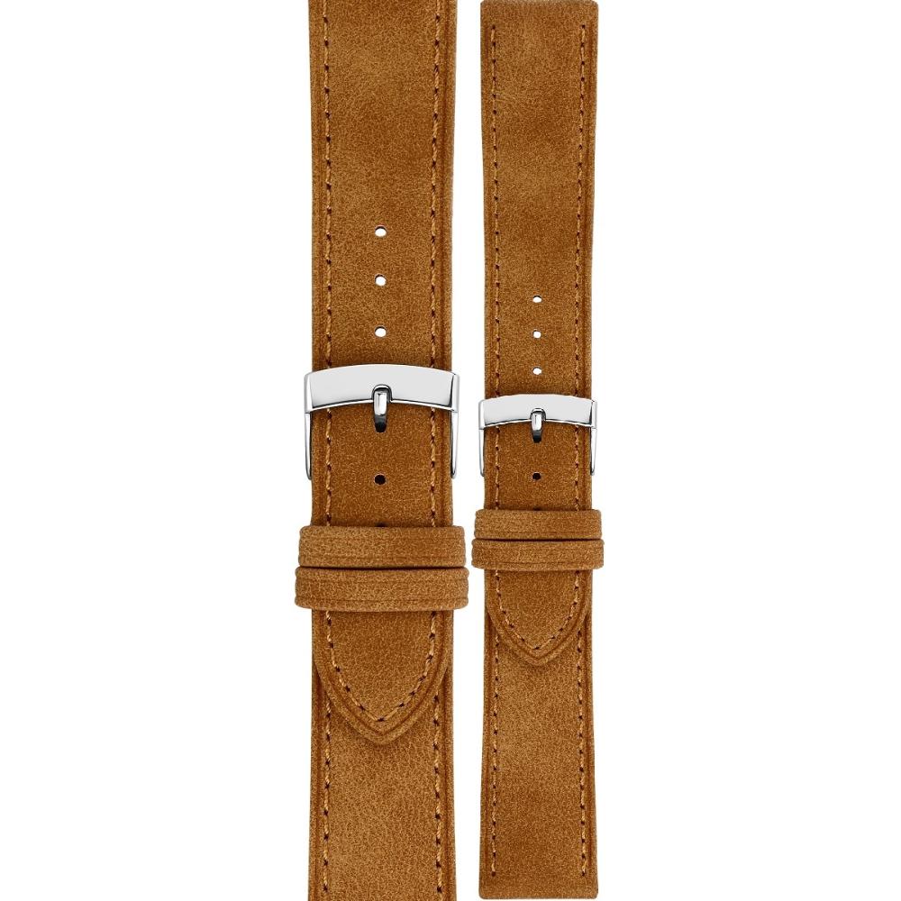 MORELLATO Timo Green Collection Watch Strap 22-20mm Light Brown Recycled Strap Silver Hardware A01X5964E12036CR22