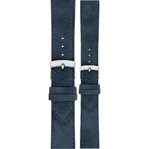 MORELLATO Timo Green Collection Watch Strap 18-16mm Blue Recycled Strap Silver Hardware A01X5964E12062CR18 - 45029