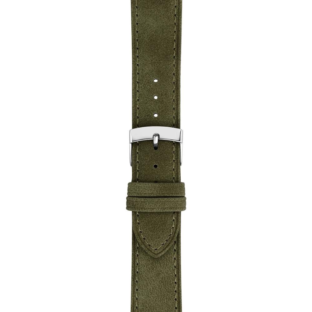 MORELLATO Timo Green Collection Watch Strap 22-20mm Green Recycled Strap Silver Hardware A01X5964E12073CR22