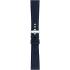 MORELLATO San Remo Sport Water Resistant Watch Strap 20-18mm Blue Technical Leather Strap Silver Hardware A01X5967432062CR20 - 2