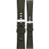 MORELLATO San Remo Sport Water Resistant Watch Strap 20-18mm Green Technical Leather Strap Silver Hardware A01X5967432072CR20 - 0