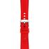 MORELLATO San Remo Sport Water Resistant Watch Strap 20-18mm Red Technical Leather Strap Silver Hardware A01X5967432083CR20 - 1