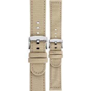 MORELLATO Viareggio Sport Water Resistant Watch Strap 18-18mm Beige Recycled Strap Silver Hardware A01X5969E13026CR18 - 44921