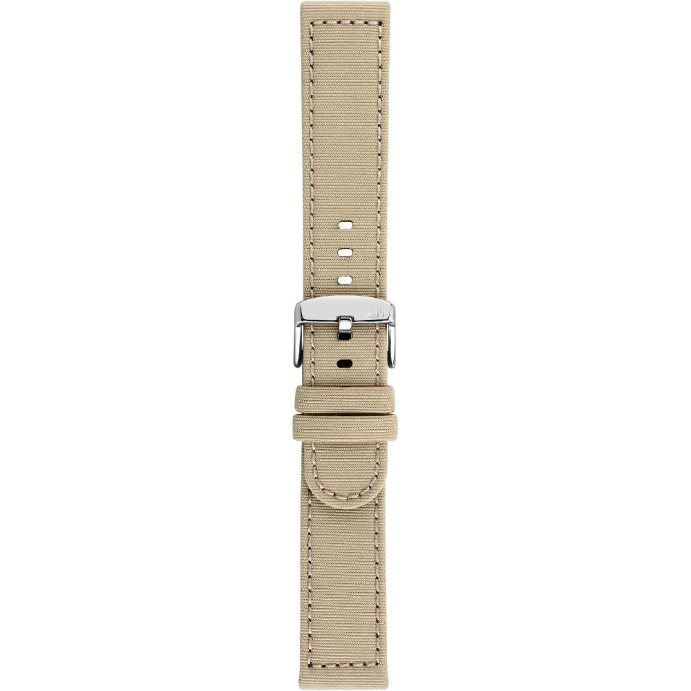 MORELLATO Viareggio Sport Water Resistant Watch Strap 20-20mm Beige Recycled Strap Silver Hardware A01X5969E13026CR20