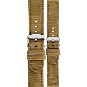 MORELLATO Viareggio Sport Water Resistant Watch Strap 18-18mm Light Brown Recycled Strap Silver Hardware A01X5969E13036CR18 - 44933
