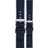 MORELLATO Viareggio Sport Water Resistant Watch Strap 22-22mm Blue Recycled Strap Silver Hardware A01X5969E13064CR22 - 0