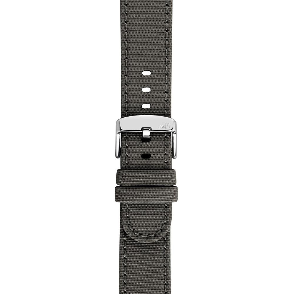 MORELLATO Viareggio Sport Water Resistant Watch Strap 22-22mm Grey Recycled Strap Silver Hardware A01X5969E13092CR22