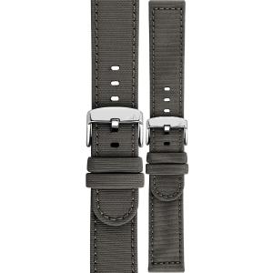 MORELLATO Viareggio Sport Water Resistant Watch Strap 18-18mm Grey Recycled Strap Silver Hardware A01X5969E13092CR18 - 44973