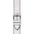 MORELLATO Croquet Water Resistant Watch Strap 20-18mm White Nappa Leather Silver Hardware A01X5976C03017CR20 - 1