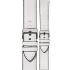 MORELLATO Croquet Water Resistant Watch Strap 20-18mm White Nappa Leather Silver Hardware A01X5976C03017CR20 - 0