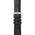 MORELLATO Croquet Water Resistant Watch Strap 20-18mm Black Nappa Leather Silver Hardware A01X5976C03019CR20 - 1