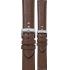 MORELLATO Croquet Water Resistant Watch Strap 22-20mm Brown Nappa Leather Silver Hardware A01X5976C03034CR22 - 0