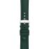 MORELLATO Croquet Water Resistant Watch Strap 24-20mm Forest Green Nappa Leather Silver Hardware A01X5976C03075CR24 - 1