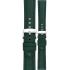 MORELLATO Croquet Water Resistant Watch Strap 24-20mm Forest Green Nappa Leather Silver Hardware A01X5976C03075CR24 - 0