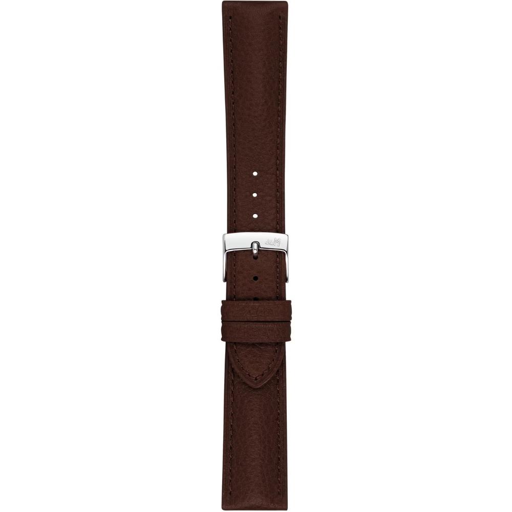 MORELLATO Hornet Watch Strap 18-16mm Brown Leather Silver Hardware A01X6078E31034CR18
