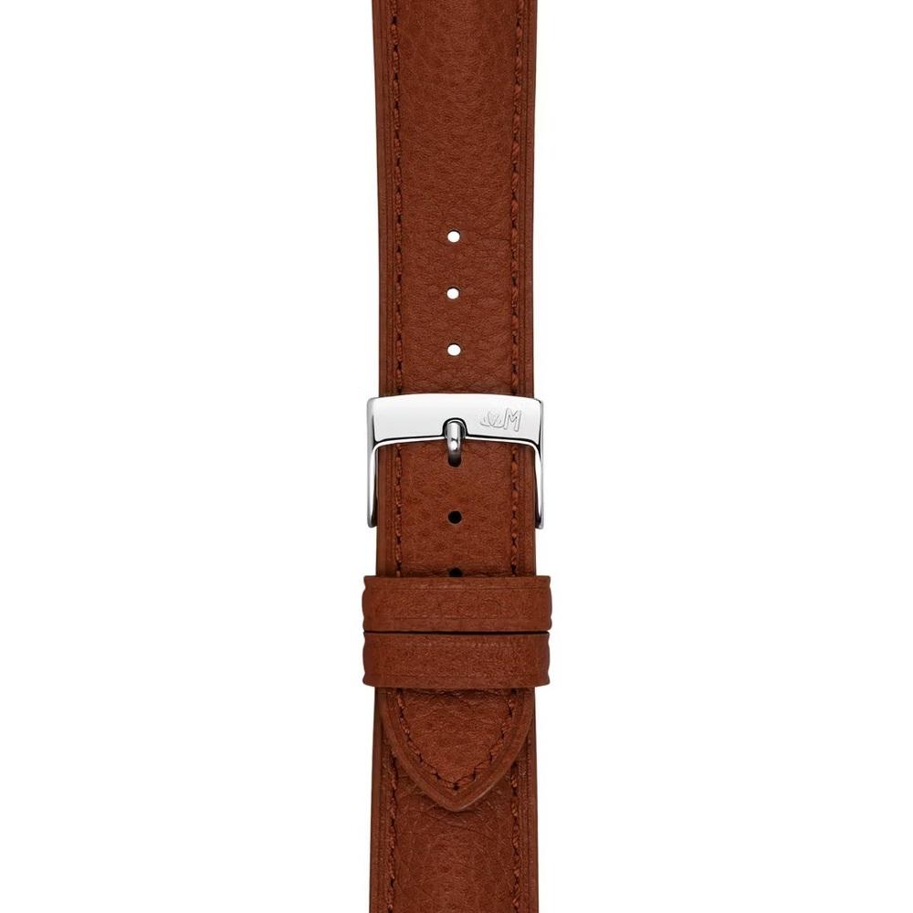 MORELLATO Hornet Watch Strap 18-16mm Light Brown Leather Silver Hardware A01X6078E31041CR18