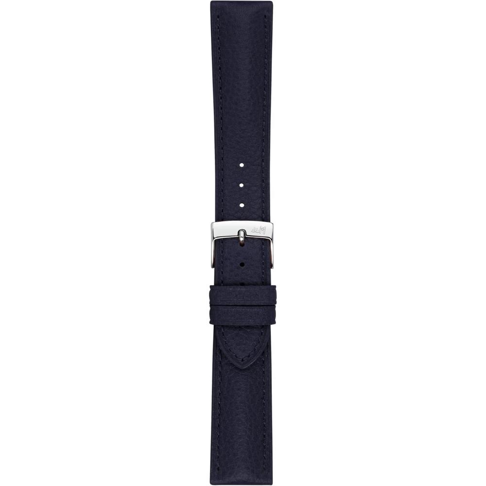 MORELLATO Hornet Watch Strap 20-18mm Blue Leather Silver Hardware A01X6078E31064CR20