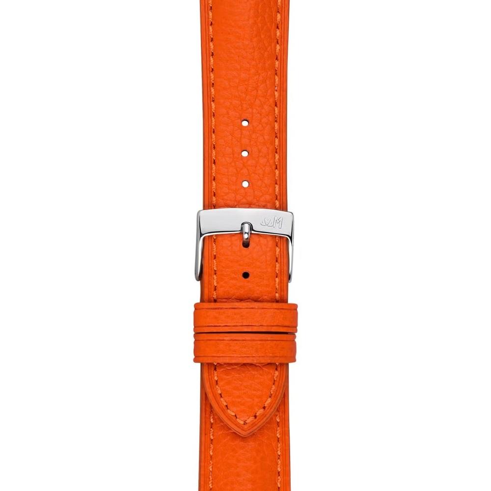 MORELLATO Hornet Watch Strap 18-16mm Orange Leather Silver Hardware A01X6078E31086CR18
