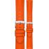 MORELLATO Hornet Watch Strap 18-16mm Orange Leather Silver Hardware A01X6078E31086CR18 - 0