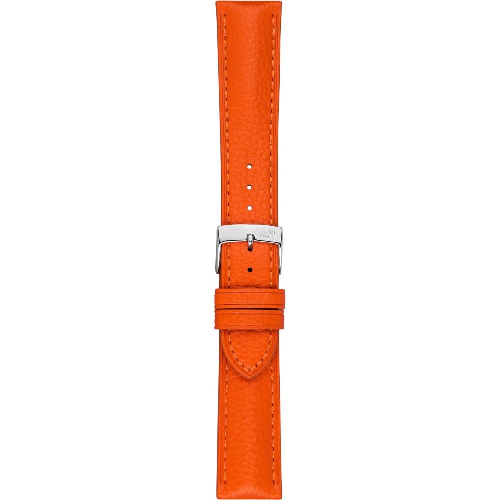 MORELLATO Hornet Watch Strap 18-16mm Orange Leather Silver Hardware A01X6078E31086CR18