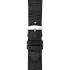 MORELLATO Ustica Water Resistant Watch Strap 20-18mm Black Calf Leather with Alligator Grain Silver Buckle A01X6081E32019CR20 - 1