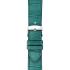 MORELLATO Ustica Water Resistant Watch Strap 22-20mm Turquoise Calf Leather with Alligator Grain Silver Buckle A01X6081E32076CR22 - 1