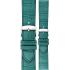 MORELLATO Ustica Water Resistant Watch Strap 22-20mm Turquoise Calf Leather with Alligator Grain Silver Buckle A01X6081E32076CR22 - 0