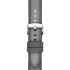 MORELLATO Stintino Water Resistant Watch Strap 20-18mm Grey Rubber & Fabric Silver Buckle A01X6082E35093CR20 - 1
