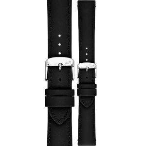 MORELLATO Ponza Water Resistant Watch Strap 18-16mm Black Recycled Fabric Silver Buckle A01X6083E36019CR18 - 59466